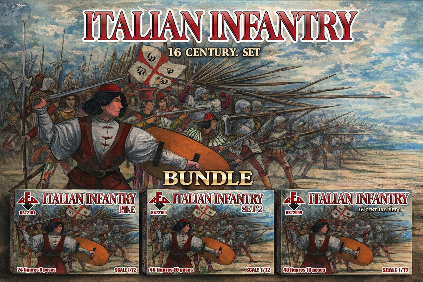 Italian Infantry - Red Box