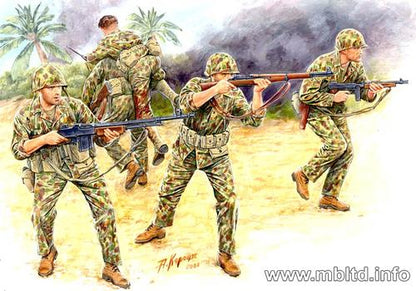U.S. Marine Corps Infantry, Tarawa, November 1943 (Bloody Atoll series) (1:35)