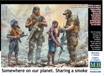 Somewhere on our planet, sharing a smoke (1:35)