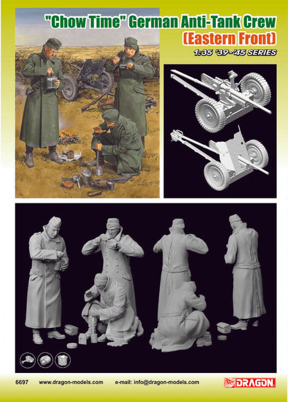 German Anti-Tank Crew “chow Time” (1:35)