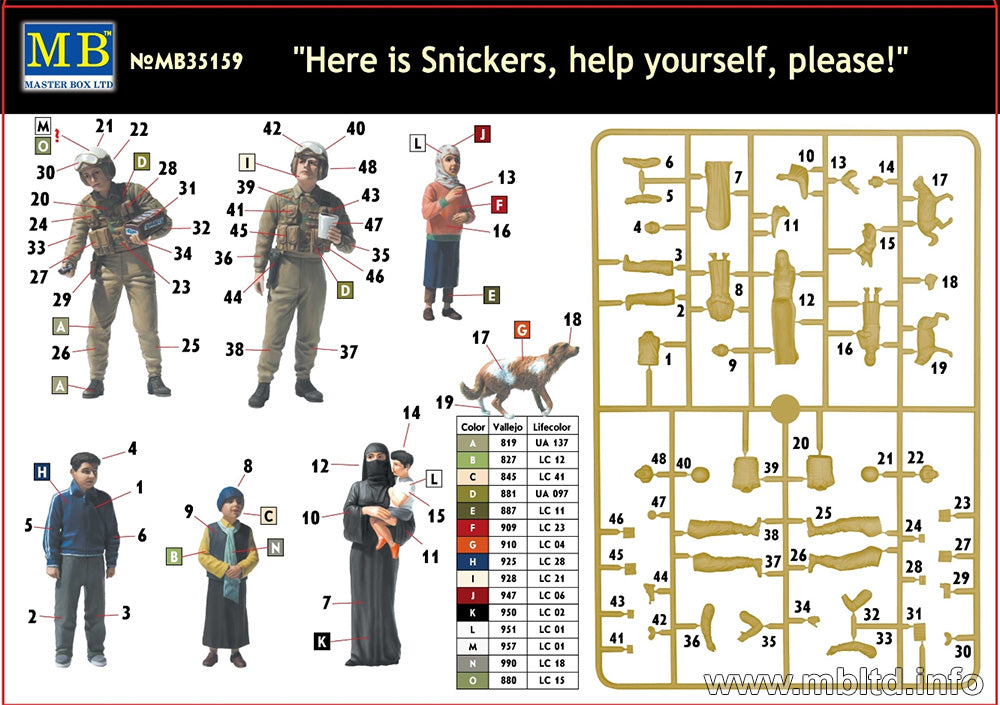 “Here is Snickers, help yourself, please…” (1:35)