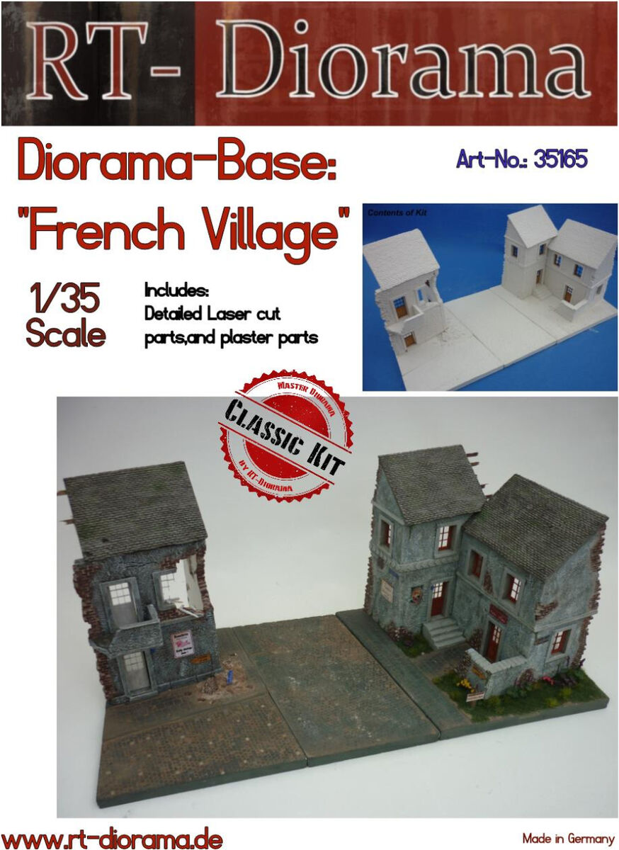 Diorama Base French Village (1:35)