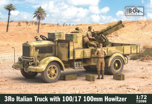 3Ro Italian Truck with 100/17 Howitzer (1:72)