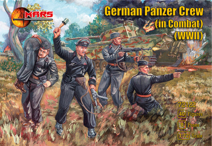 German Panzer Crew (In Combat) (1:72)