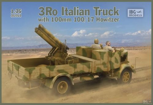 3Ro Italian Truck with 100mm Howitzer (1:35)