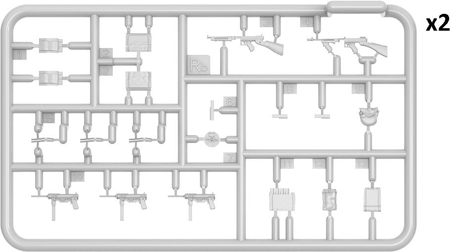 U.S. Infantry Tank Riders set 1 (1:35)