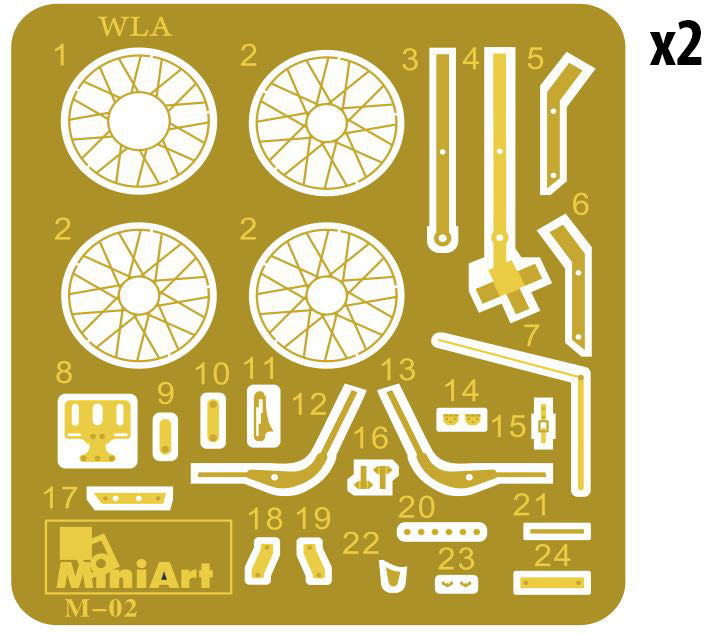 U.S. Soldiers with WLA Motorcycles (1:35)