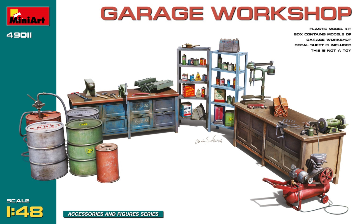 Garage Workshop (Accessories & Figures) (1:48)