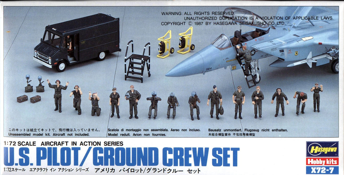 U.S. Pilot / Ground Crew Set (1:72)