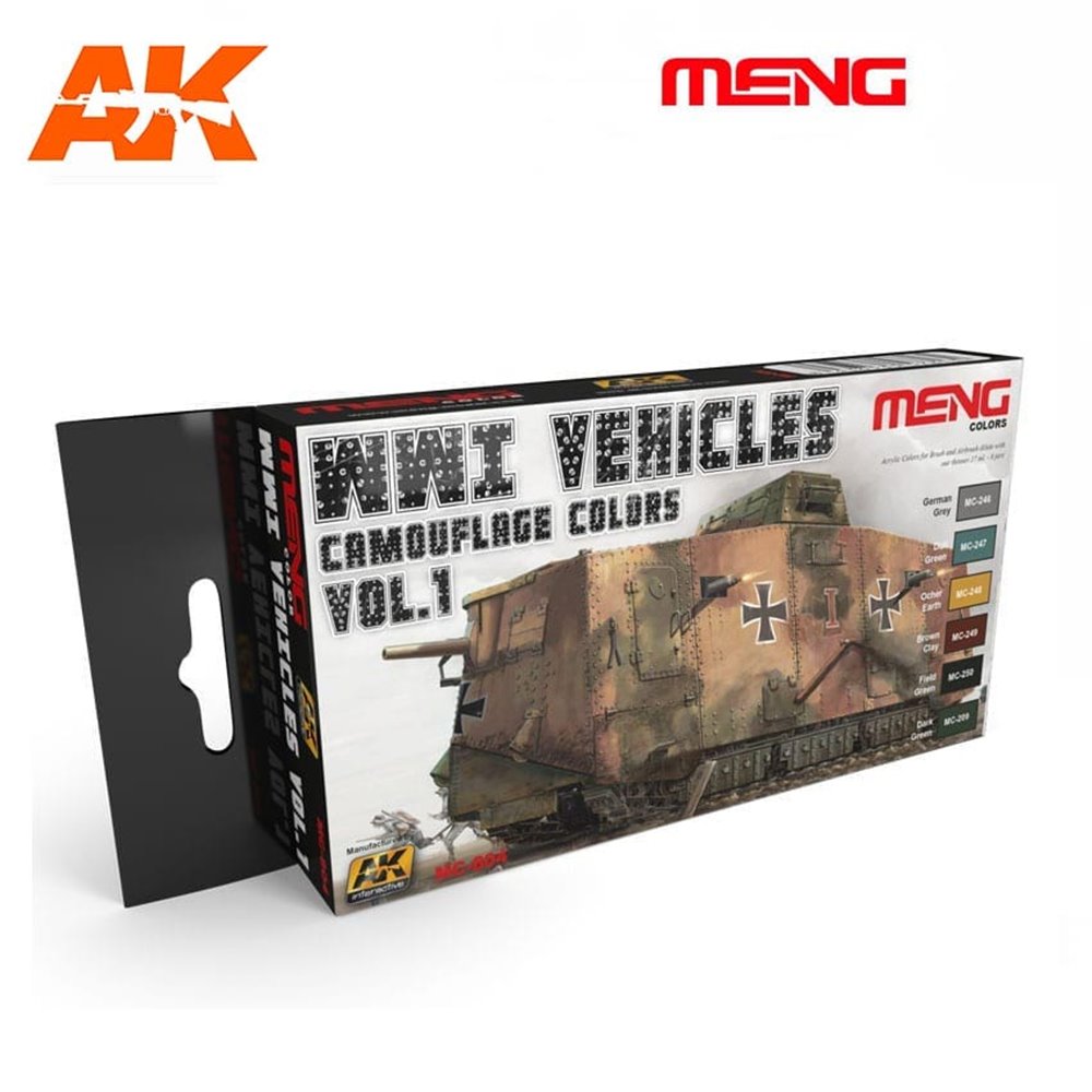 WWI Vehicles Camouflage Colors Vol.1
